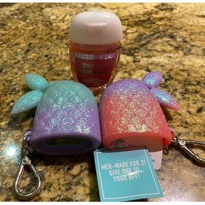 Bath & Body works Mermaid Tails Pocketbacs - set of two - Brand new!  LAST SET!!